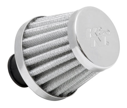 K&N Engineering K&N 2in Base OD x .375in Flange ID x 1.75in H Rubber Base Crankcase Vent Filter - White 62-1600WT