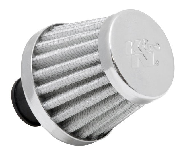 K&N Engineering K&N 2in Base OD x .375in Flange ID x 1.75in H Rubber Base Crankcase Vent Filter - White 62-1600WT
