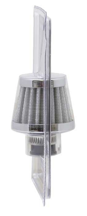 K&N Engineering K&N 2in Base OD x .375in Flange ID x 1.75in H Rubber Base Crankcase Vent Filter - White 62-1600WT