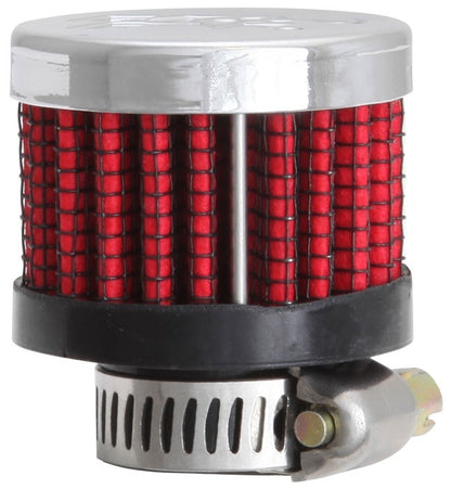 K&N Engineering K&N Rubber Base Crankcase Vent Filter - 0.55in Flange ID 1.375in OD 1.125in Height 62-2480
