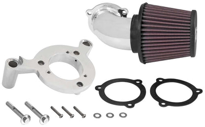 K&N Engineering K&N 01-15 Harley-Davidson Touring 96 / 103 / 08-15 Bright Aircharger Performance Intake 63-1131P