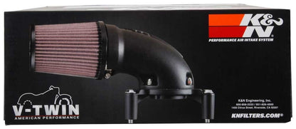 K&N Engineering K&N 01-17 Harley Davidson Softail/Dyna FI Silver Aircharger Performance Intake 63-1137S
