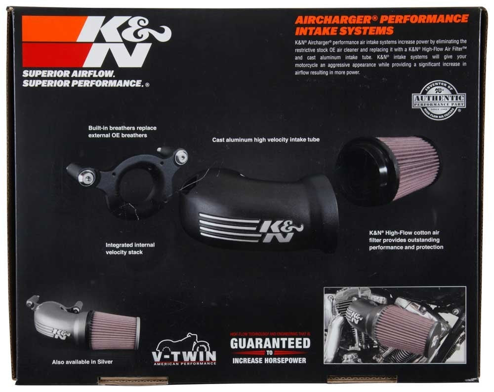 K&N Engineering K&N Aircharger H/D Touring Models 2017-2018 Performance Air Intake System 63-1139