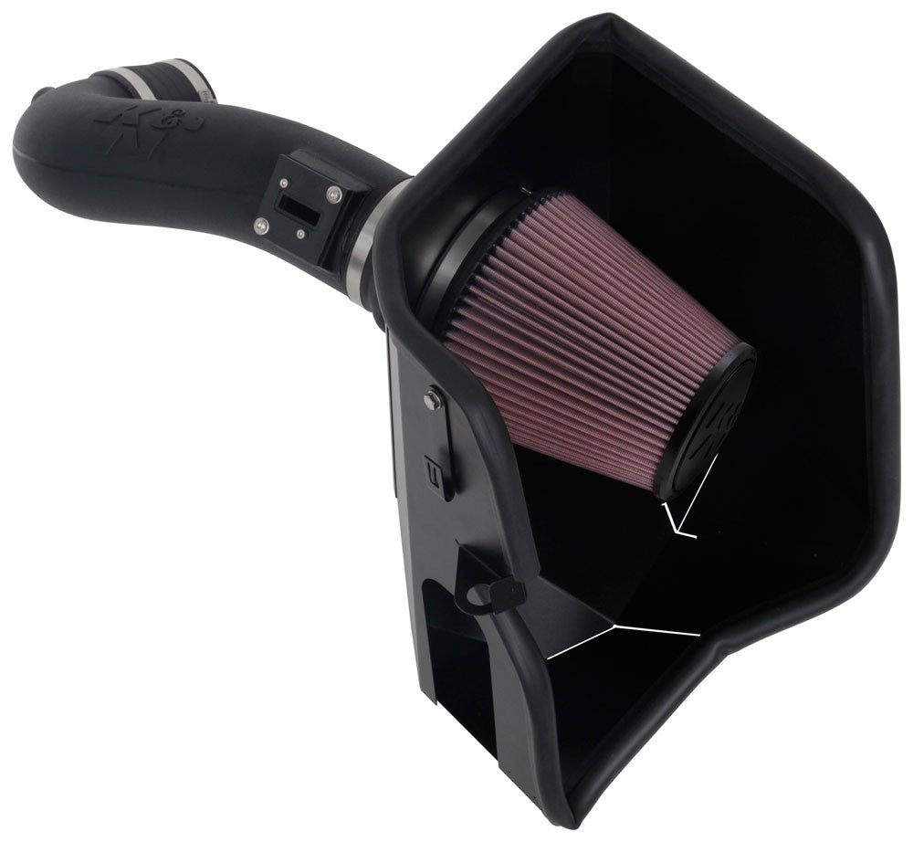 K&N Engineering K&N 2019+ Chevrolet 1500 5.3L / 6.2L V8 F/I Aircharger Performance Intake System 63-3110