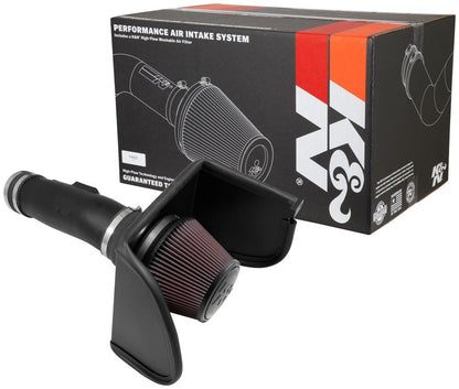 K&N Engineering K&N 2017 Nissan Titan V8-5.6L F/I Aircharger Performance Intake 63-6019