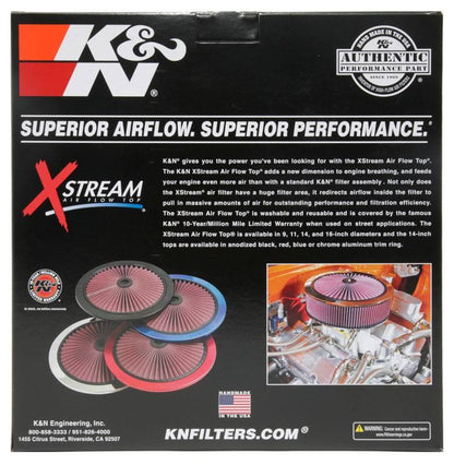 K&N Engineering K&N X-Stream Top Filter Only 11in - Black 66-1101