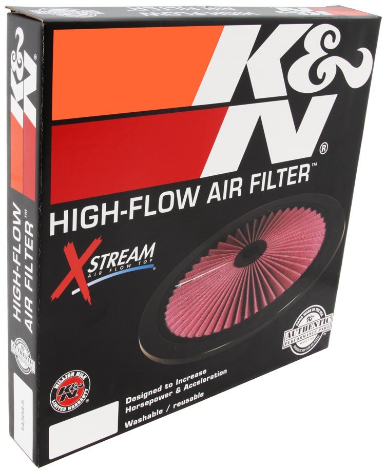 K&N Engineering K&N X-Stream Top Filter X-Stream 14 inch OD Chrome 66-1401XP