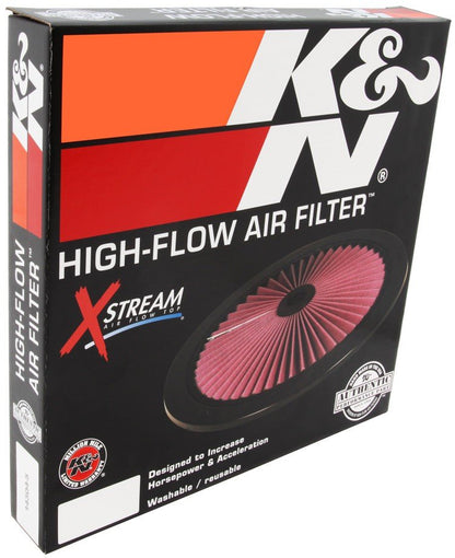 K&N Engineering K&N X-Stream Top Filter X-Stream 14 inch OD Black 66-1401