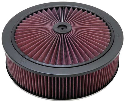 K&N Engineering K&N X-Stream Top Filter Black 14 inch OD 5.125 inch Neck Flange 5.875 inch H 66-3020