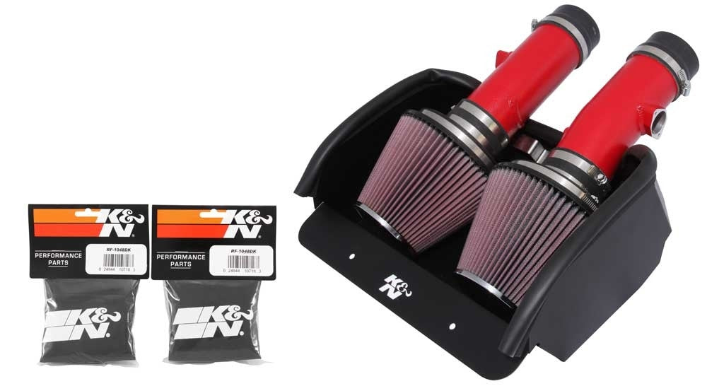 K&N Engineering K&N 08 Dodge Viper 8.4L-V10 Red Typhoon Short Ram Intake 69-2527TTR