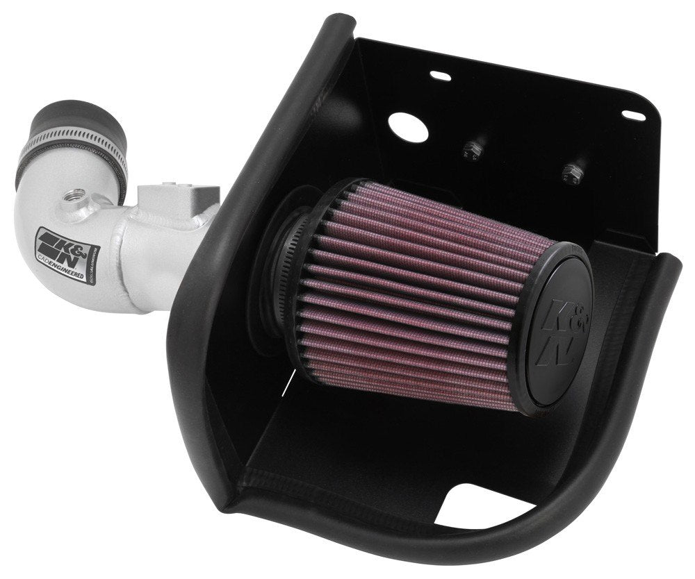 K&N Engineering K&N 11-12 Ford Fiesta 1.6L L4 Silver Typhoon Performance Intake 69-3530TS