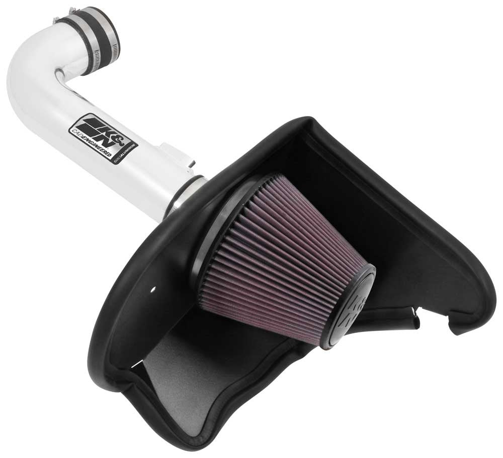 K&N Engineering K&N 16-17 Chevy Camaro 3.6L Silver Typhoon Short Ram Intake 69-4535TP