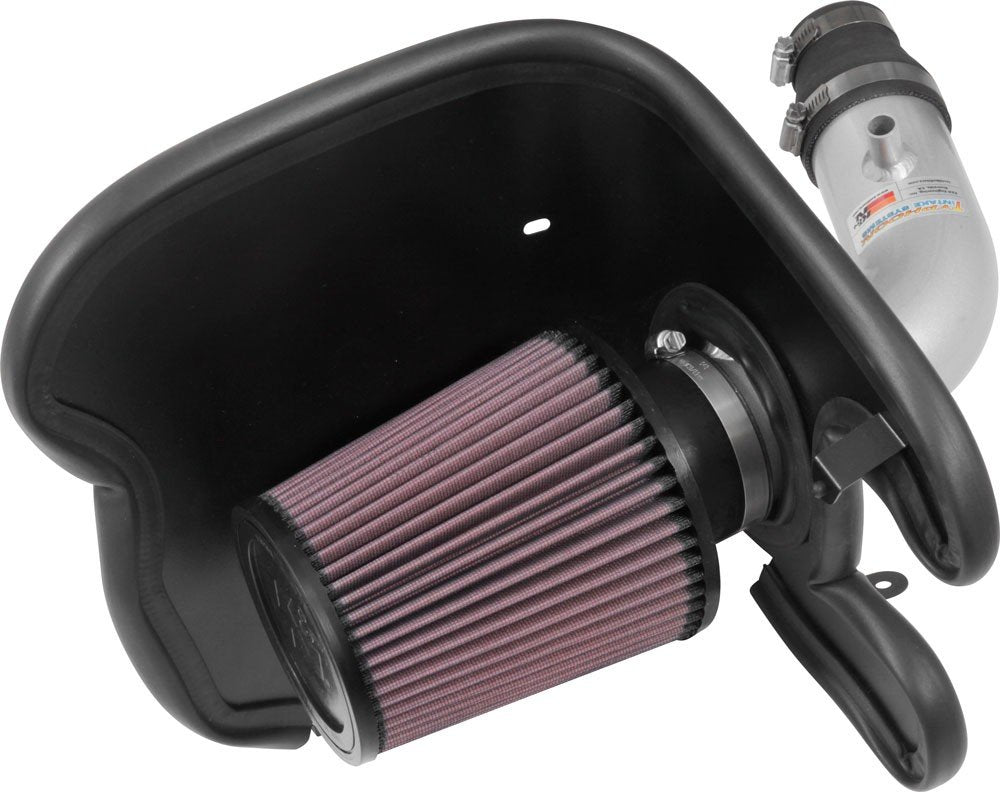 K&N Engineering K&N 17-18 Chevy Cruze 1.4L Turbo Silver Typhoon Short Ram Intake 69-4537TS