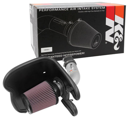 K&N Engineering K&N 17-18 Chevy Cruze 1.4L Turbo Silver Typhoon Short Ram Intake 69-4537TS