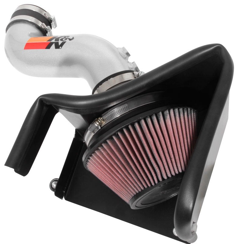 K&N Engineering K&N 15-18 Hyundai Sonata L4-2.4L F/I Silver Typhoon Short Ram Intake 69-5321TS