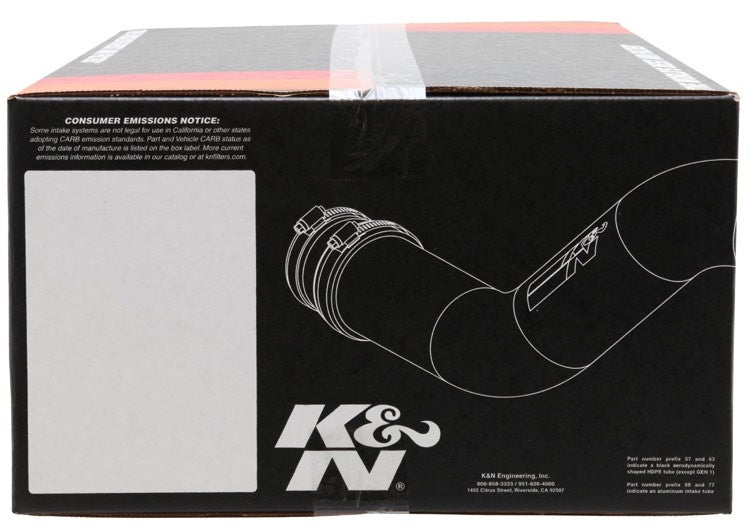 K&N Engineering K&N 04-09 Mazda RX-8 Typhoon Short Ram  Intake 69-6030-1TFK