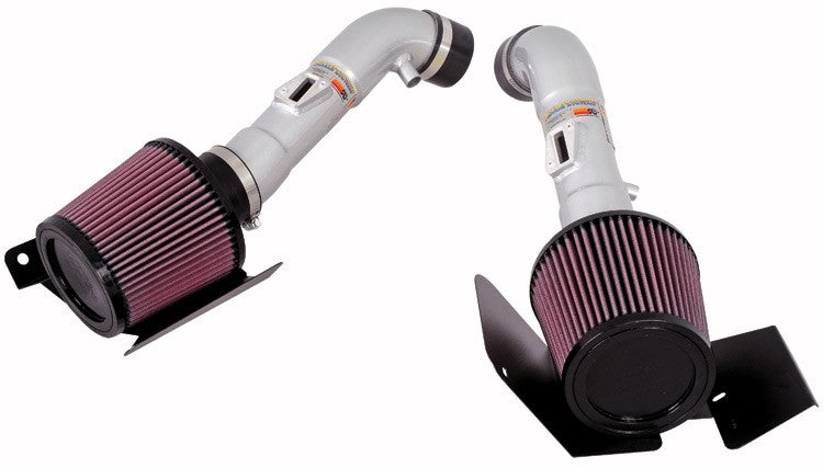 K&N Engineering K&N 07-08 350z Dual Silver Typhoon Short Ram Intake 69-7071TS