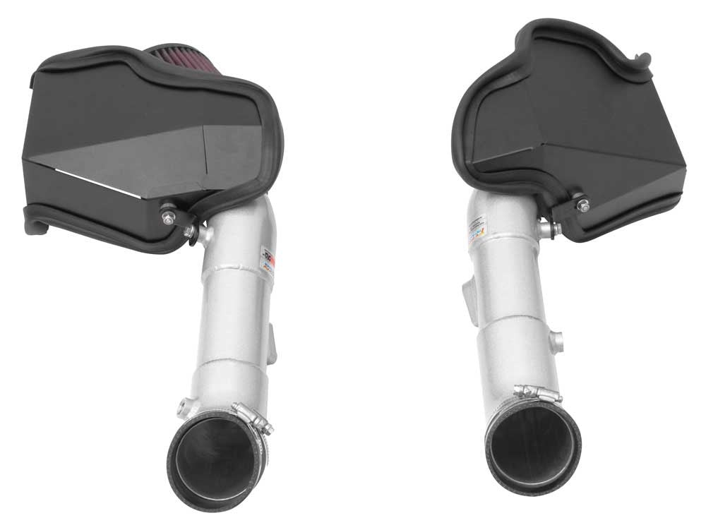 K&N Engineering K&N 14-15 Infiniti Q50 3.7L V6 Dual Silver Typhoon Short Ram Intakes 69-7083TS