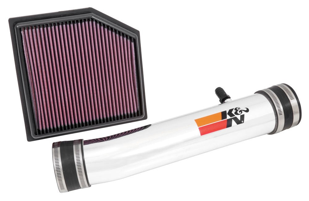 K&N Engineering K&N 69 Series Performance Typhoon Intake Kit - Polished for 13-14 Lexus GS350 3.5L V6 69-8704TP