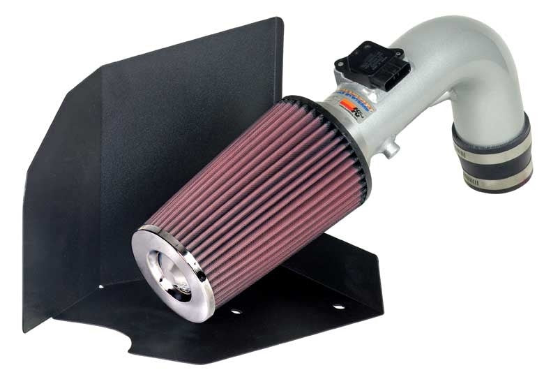 K&N Engineering K&N 00-05 Toyota Rav4 II L4-2.0L Silver Typhoon Short Ram Intake 69-8753TS