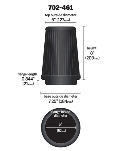 Airaid Kit Replacement Filter 702-461