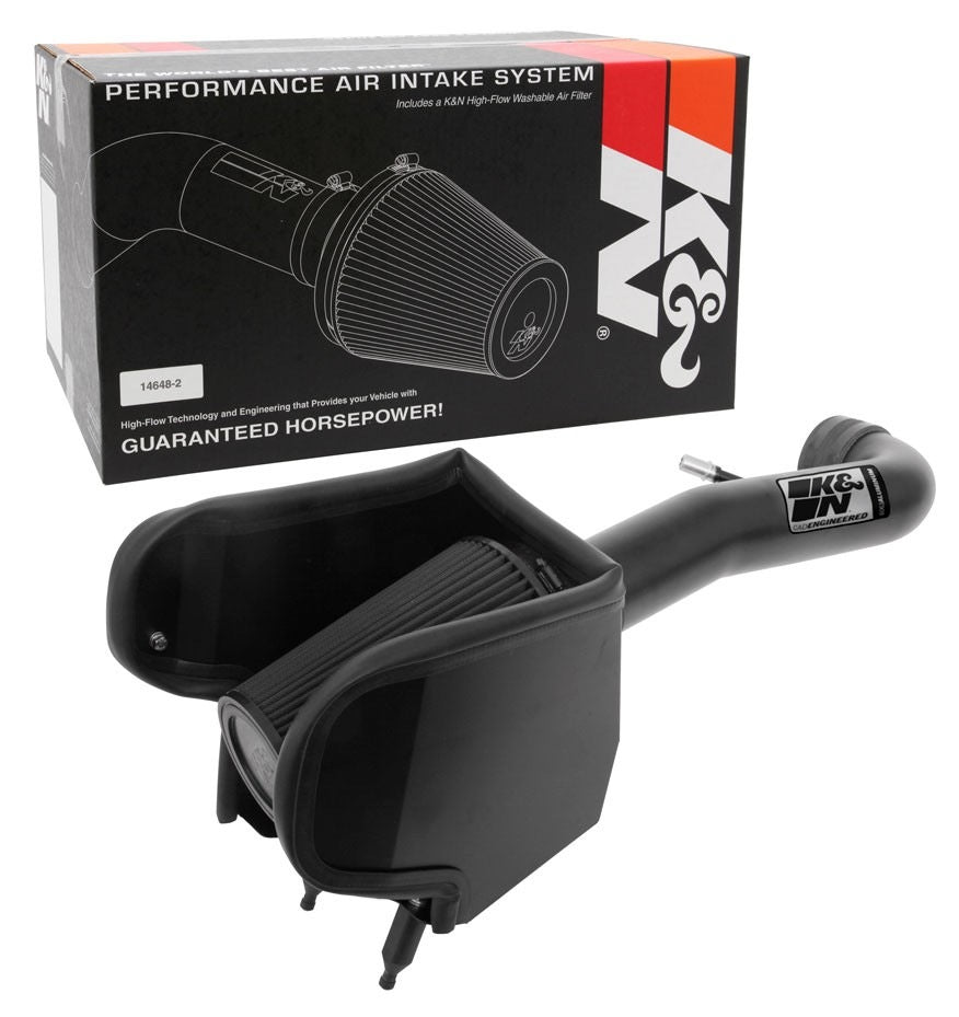 K&N Engineering K&N 2018 Jeep Wrangler JL V6-3.6L F/I Blackhawk Performance Intake Kit (No Jeep Grand Cherokee) 71-1576