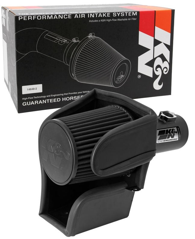 K&N Engineering K&N 08-10 Ford F250/F350/F450/F550 Super Duty 6.4L V8 DSL Black Performance Intake Kit 71-2576
