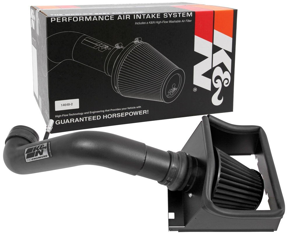 K&N Engineering K&N 11-14 Ford F150 5.0L V8 Black Performance Intake Kit 71-2581