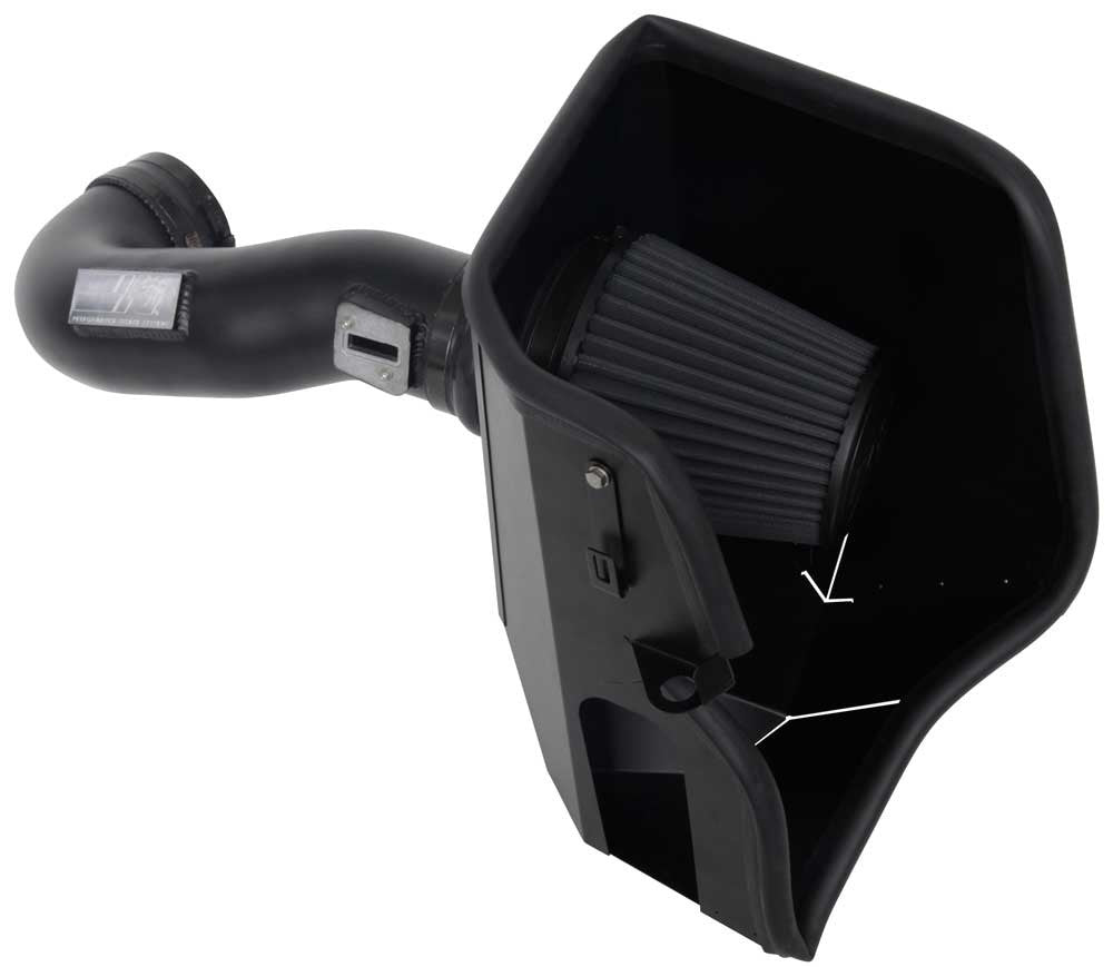 K&N Engineering K&N 2019 Chevrolet Silverado 1500 5.3L V8 Black Performance Intake Kit 71-3110