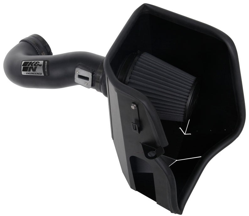 K&N Engineering K&N 2019 Chevrolet Silverado 1500 5.3L V8 Black Performance Intake Kit 71-3110