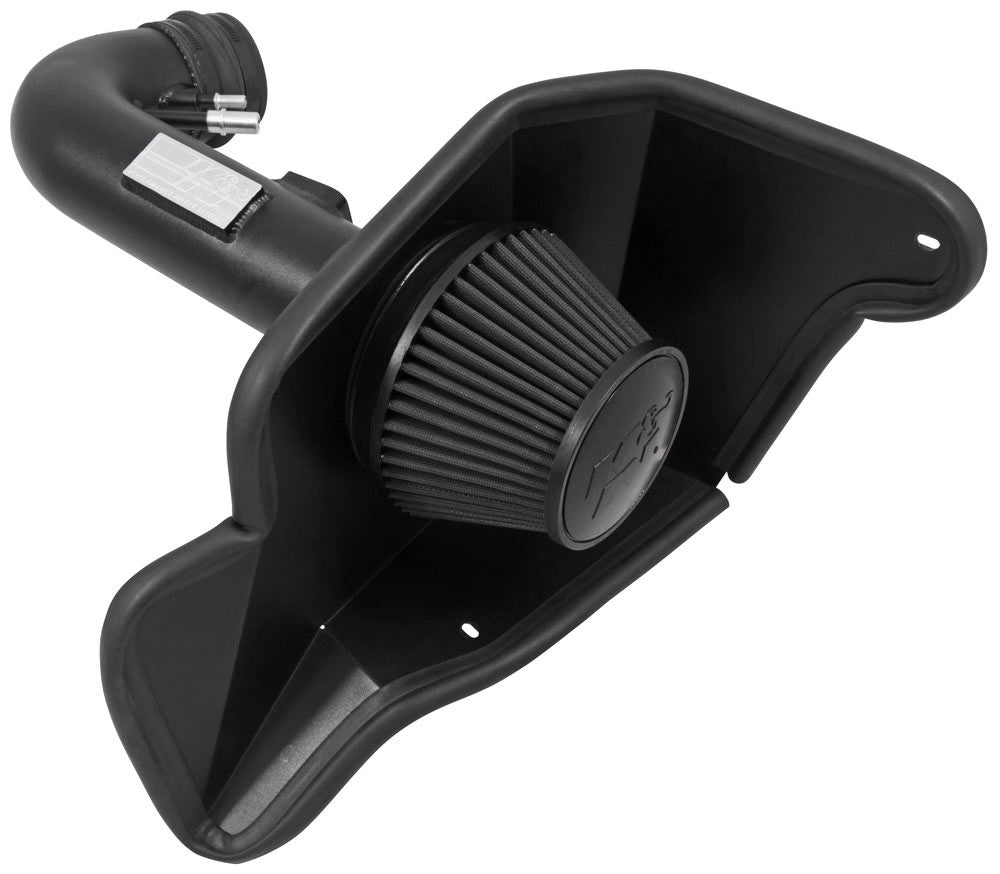 K&N Engineering K&N 2015 Ford Mustang GT 5.0L V8 Black Performance Intake Kit 71-3535