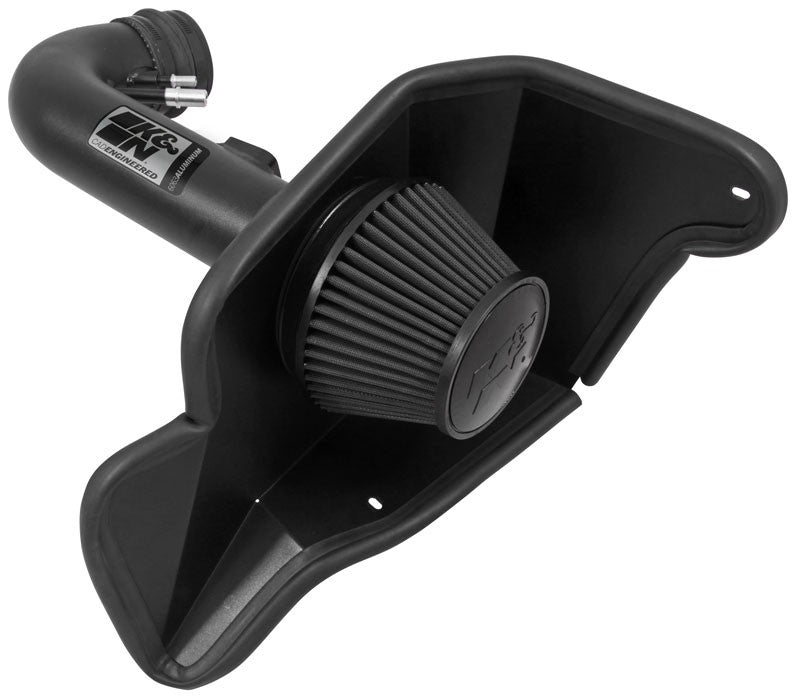 K&N Engineering K&N 2015 Ford Mustang GT 5.0L V8 Black Performance Intake Kit 71-3535