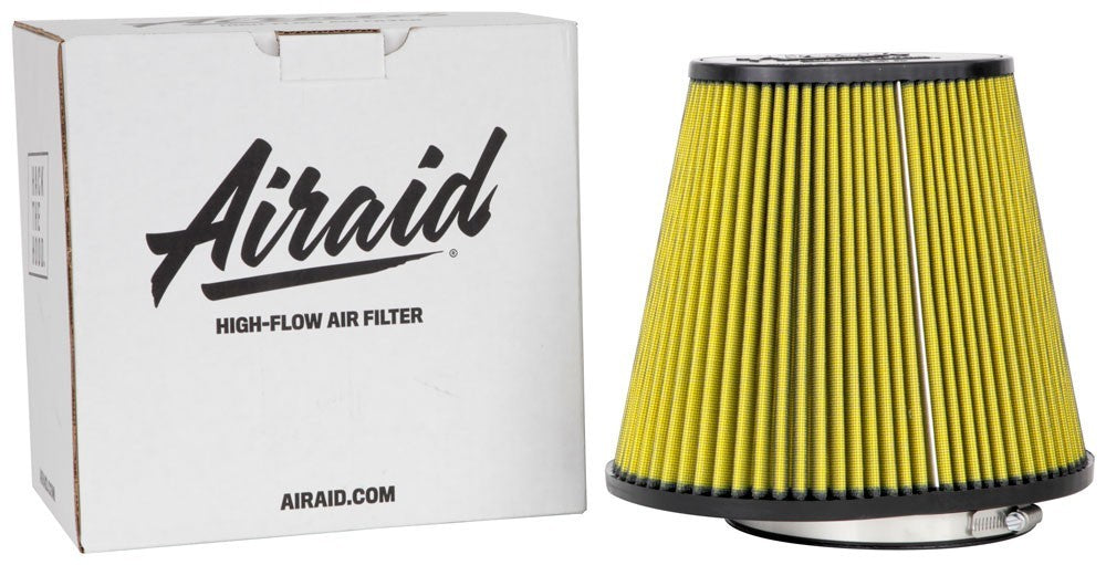 Airaid Universal Air Filter - Cone 6in FLG x 10-3/4x7-3/4in B x 7-1/4x4-3/4in T x 9in H Synthaflow 725-472