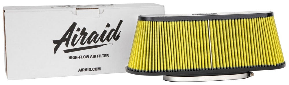 Airaid Universal Air Filter - 8-5/8in FLG x 17-9/16x5-9/16in B x 15-1/16x3-1/16in T x 6in H 725-475