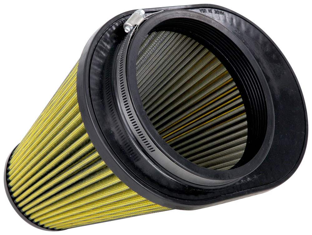 Airaid Universal Air Filter - Cone 6in FLG x 10-3/4x7-3/4in B x 4in T x 9in H - Synthaflow 725-476