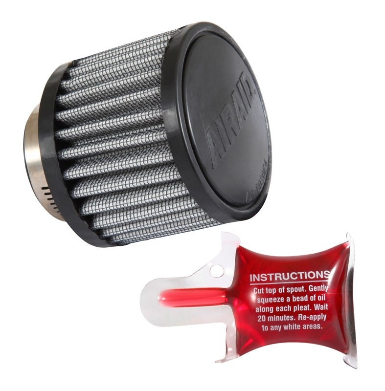 Airaid Rubber Top 1.5in ID - Clamp On 3in OD 2.5in Tall Breather Filter 770-145
