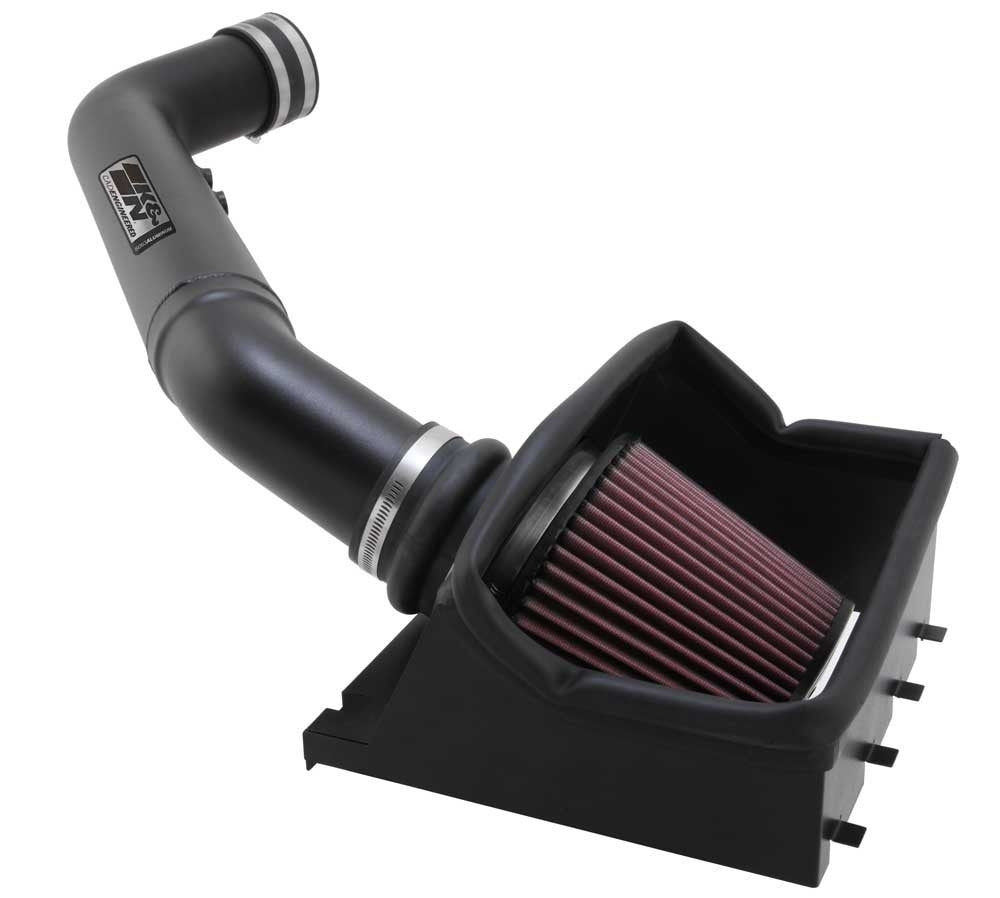 K&N Engineering K&N 11-12 Ford F250/F350 SD 6.2L V8 High Flow Performance Intake 77-2582KTK