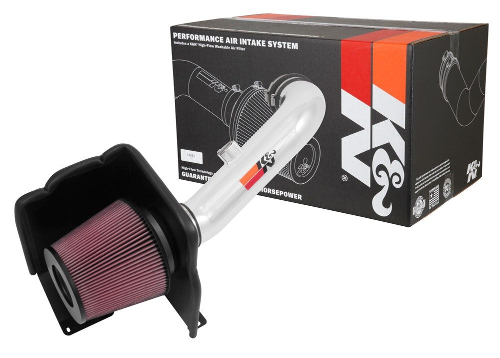 K&N Engineering K&N 2017 Chevy Silverado 2500/3500HD V8-6.6L DSL Performance Air Intake Kit 77-3101KP