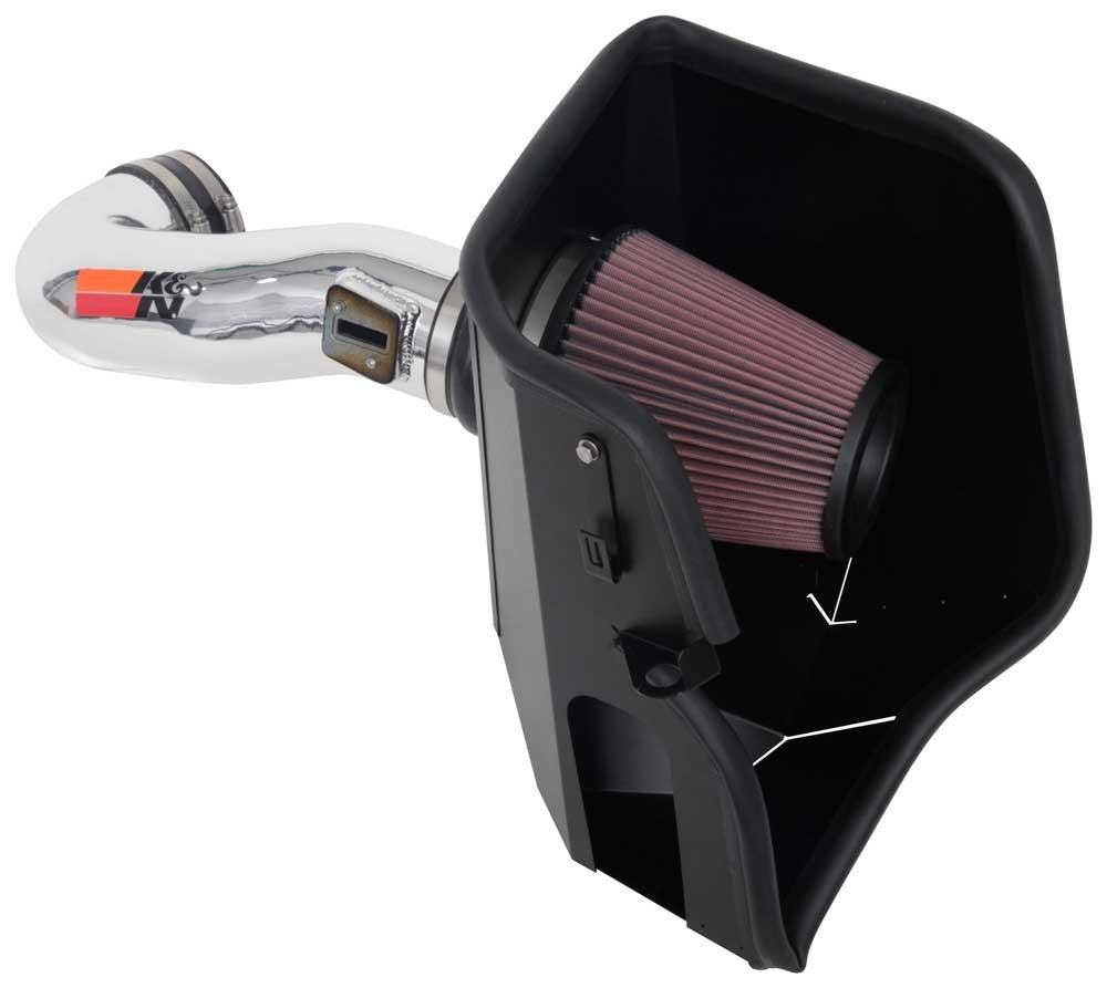 K&N Engineering K&N 2019 Chevy Silverado / GMC Sierra 1500 V8-5.3/6.2L Performance Air Intake Kit 77-3110KP