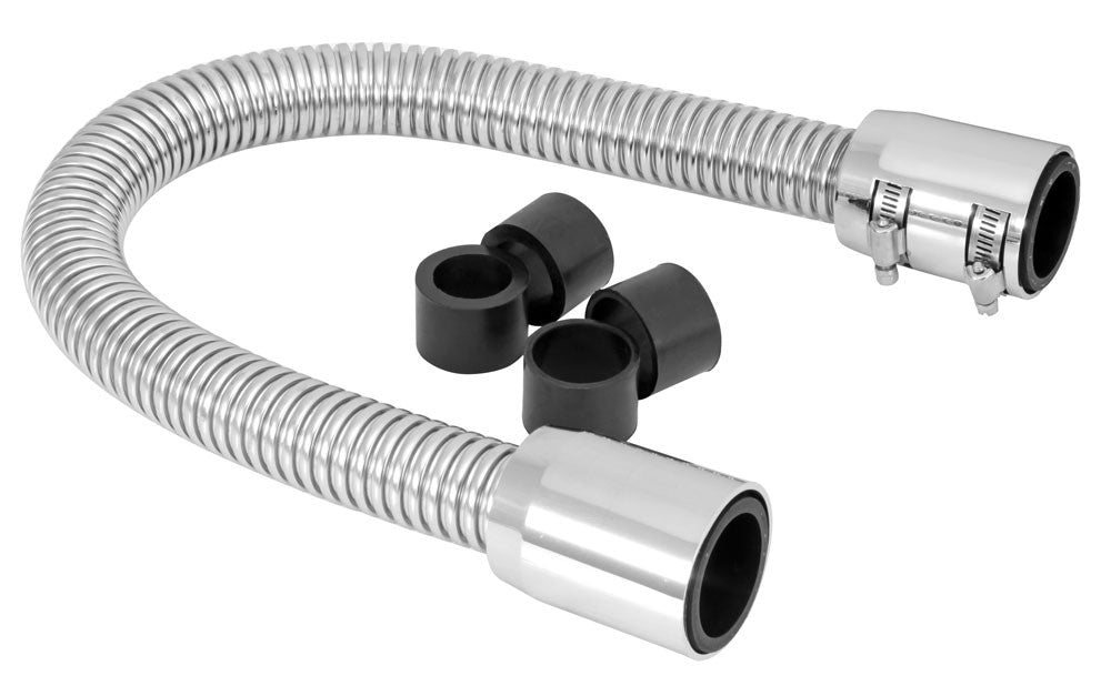 Spectre Magna Kool SS Radiator Hose Kit w/Chrome End Covers - 30in. 7769