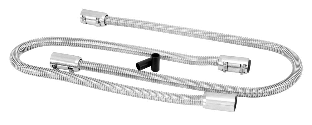 Spectre Magna Kool Heater Hose Kit w/Chrome End Covers - 44in. 7809