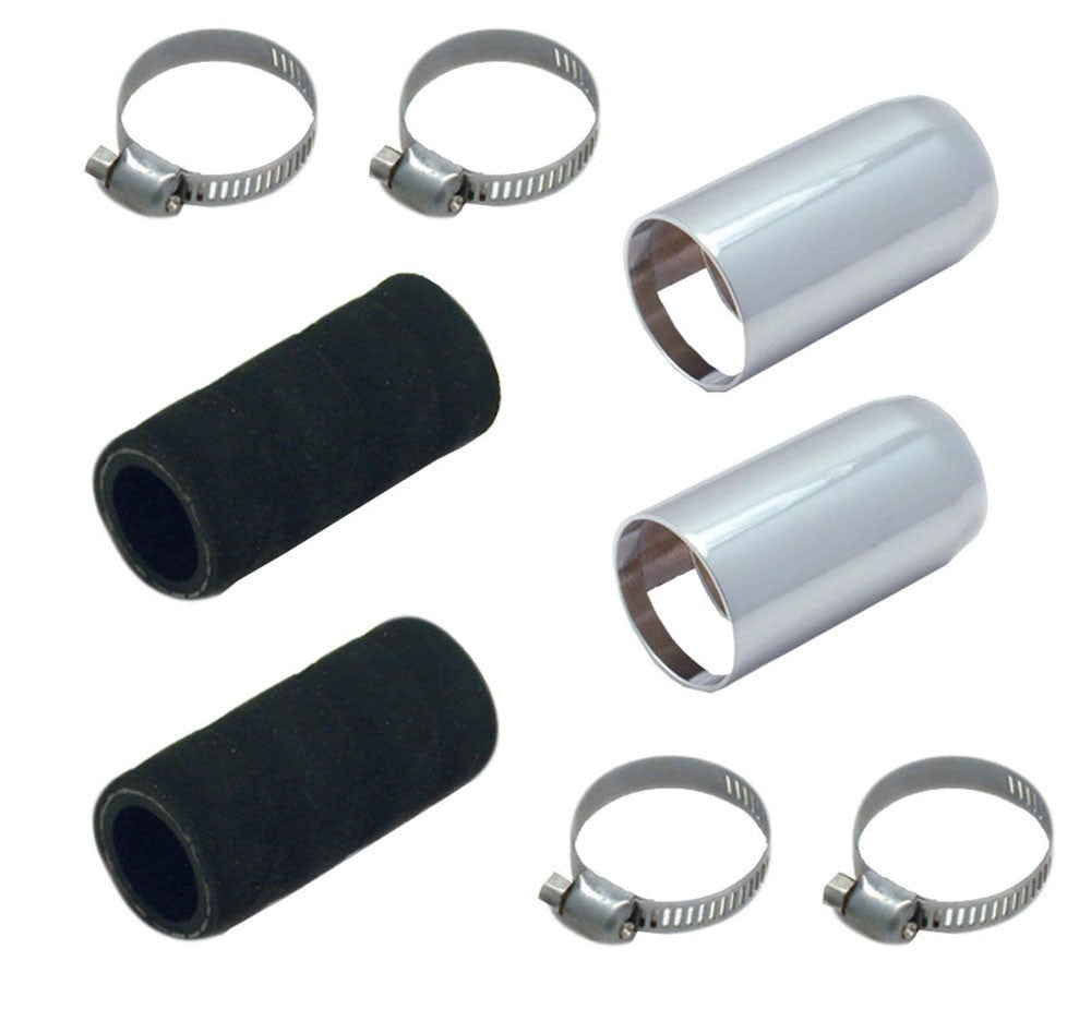 Spectre Magna Kool Fuel Line End Kit (For 3/8in. Fuel Hose) - Chrome 7888