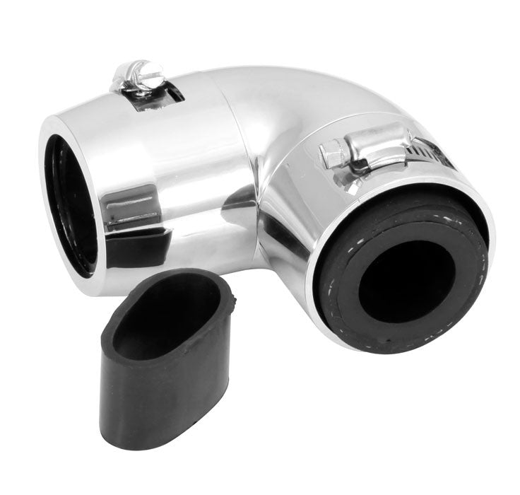 Spectre Magna Kool Radiator Hose End Kit w/Cover / 90 Degree - Chrome 7898