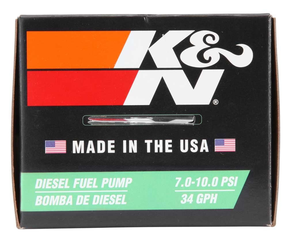 K&N Engineering K&N Performance Electric Fuel Pump 9-11.5 PSI Diesel 81-0403