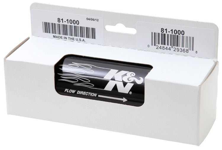K&N Engineering K&N 2in OD x 6in L 6AN 25 Micron In-Line Fuel/Oil FIlter 81-1000