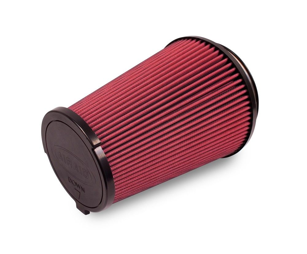 Airaid 10-14 Ford Mustang Shelby 5.4L Supercharged Direct Replacement Filter - Dry / Red Media 861-399