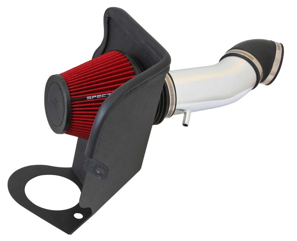 Spectre 14-16 Jeep Cherokee V6-3.2L F/I Air Intake Kit - Polished w/Red Filter 9014