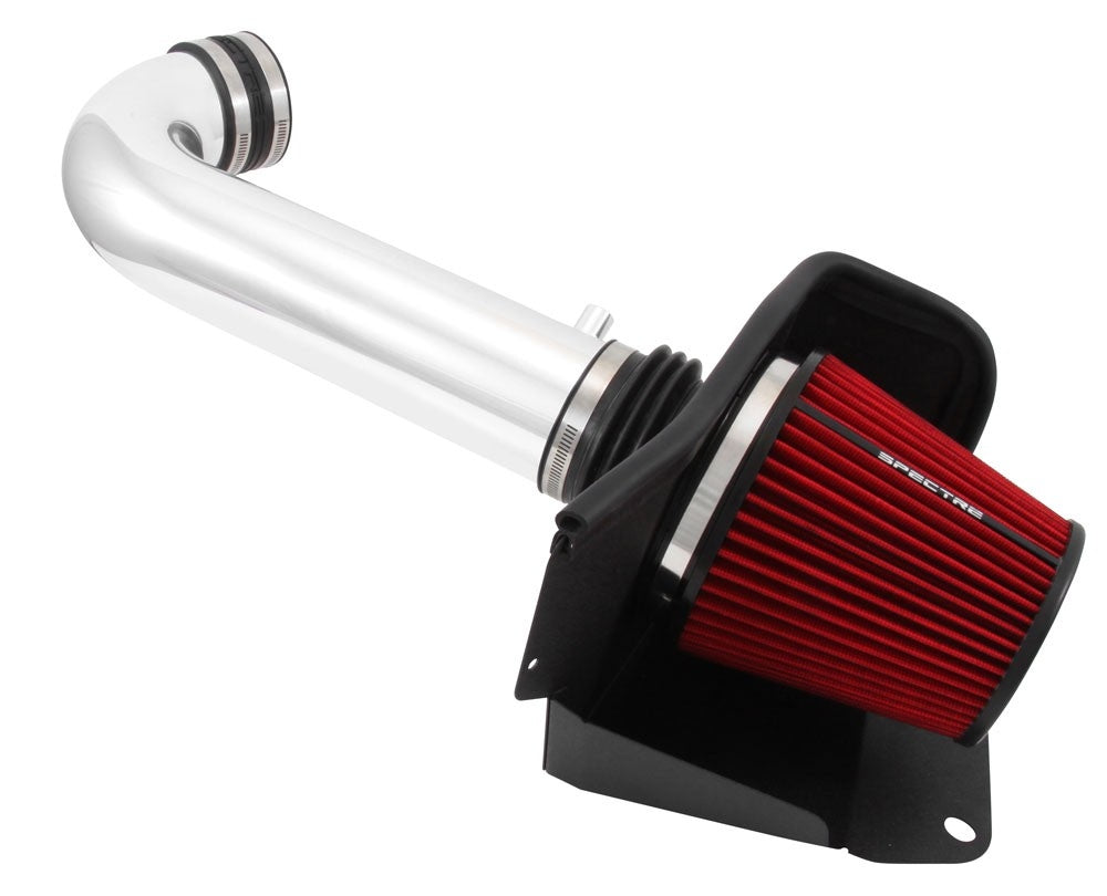 Spectre 11-16 Jeep Grand Cherokee V8-5.7L F/I Air Intake Kit - Polished w/Red Filter 9021
