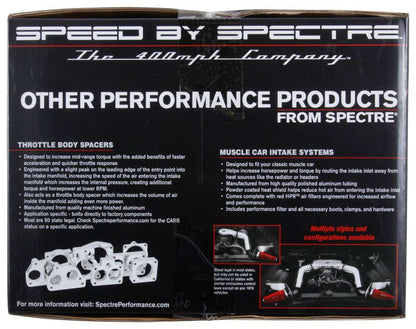 Spectre 15-16 Chrysler 200 3.6L Air Intake Kit - Polished w/Red Filter 9049