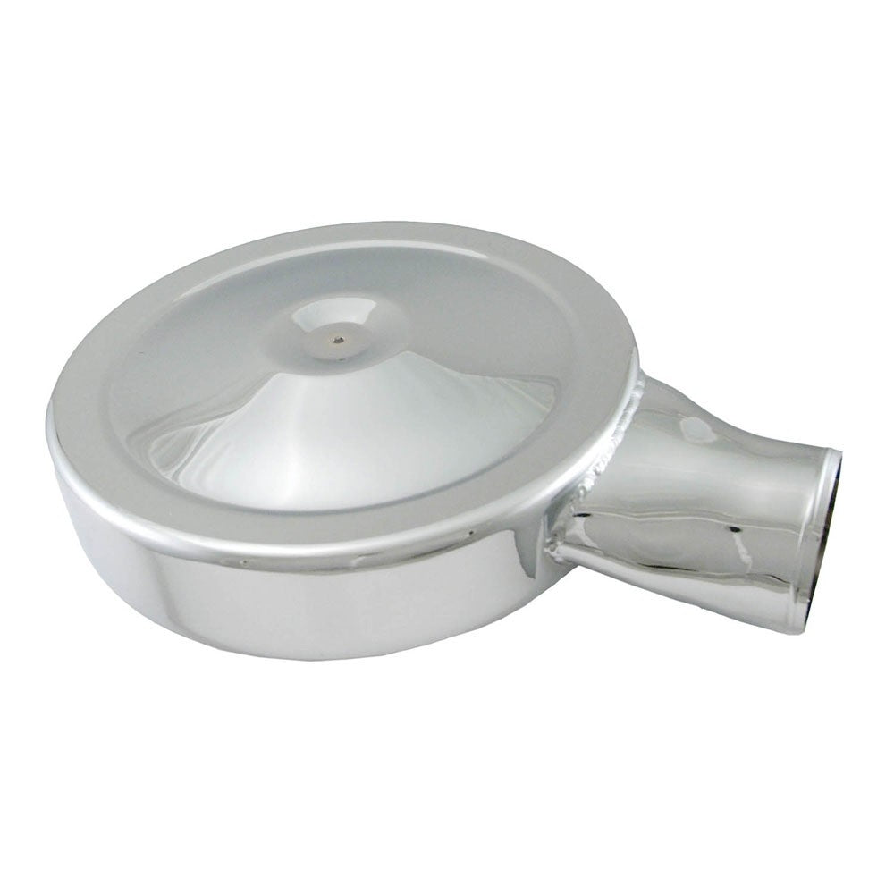 Spectre Low Profile Air Box 14in. OD x 5-13/32in. H / Single Inlet Inlet - Chrome 98618